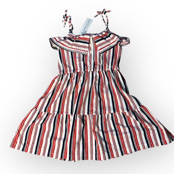 Janie and Jack Americana girls New Nautical sundress, Red, Blue, White- 6 - Picture 5 of 9